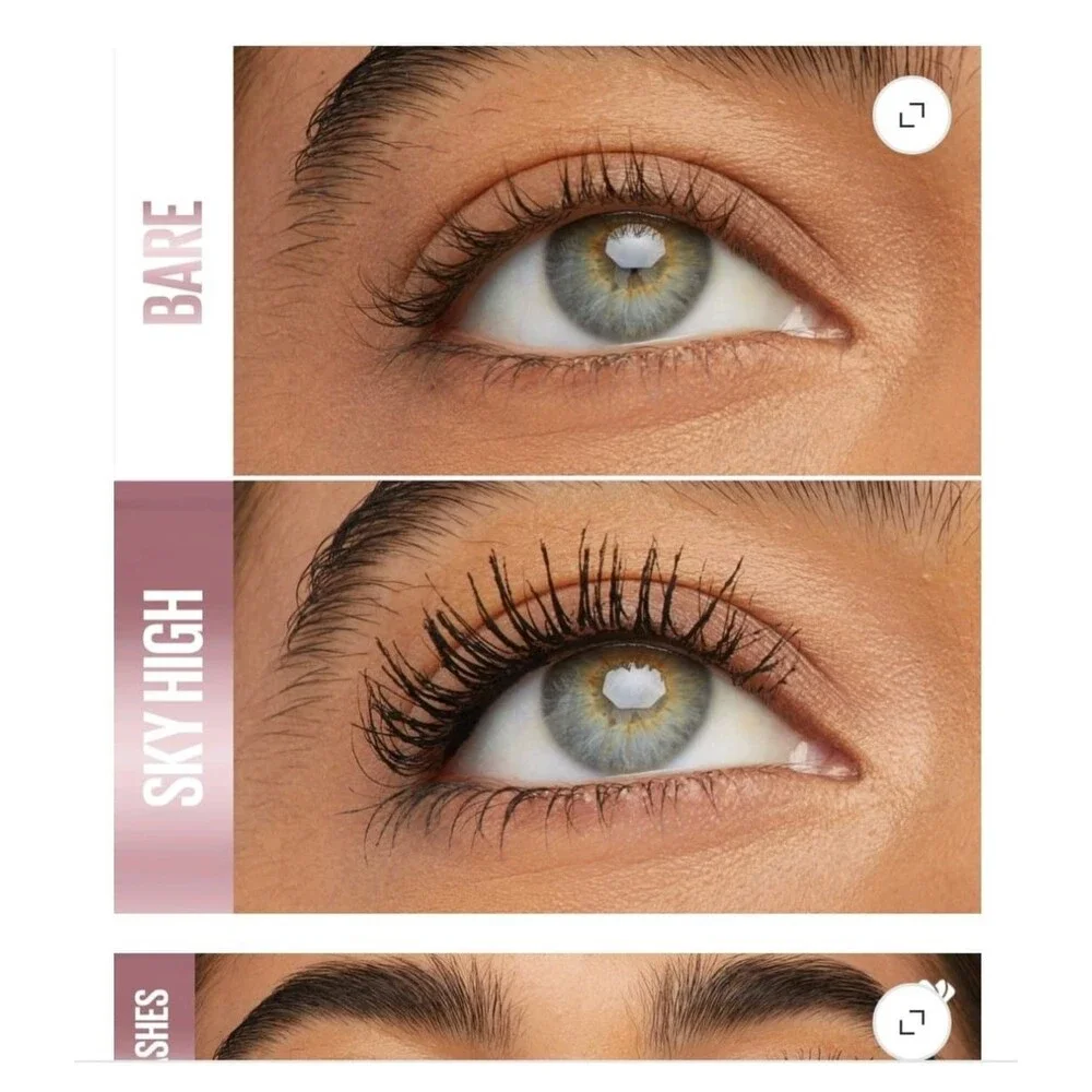 maybelline lash sensational sky high waterproof mascara very black 0.2 fl oz New